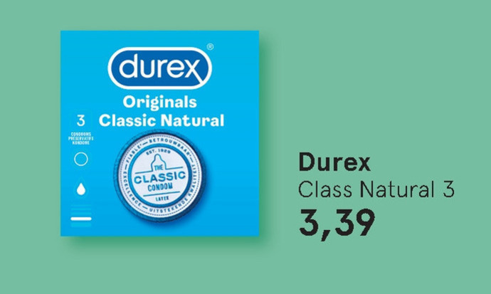 Durex   condooms folder aanbieding bij  Etos - details