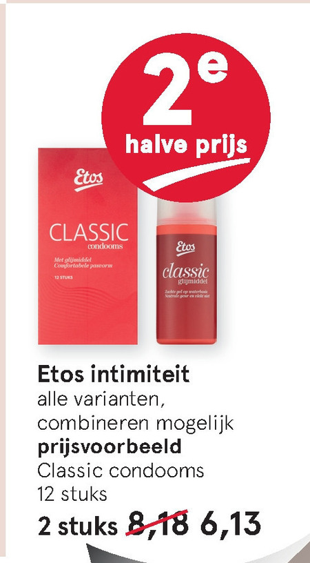 Etos Huismerk   erotiek, condooms folder aanbieding bij  Etos - details