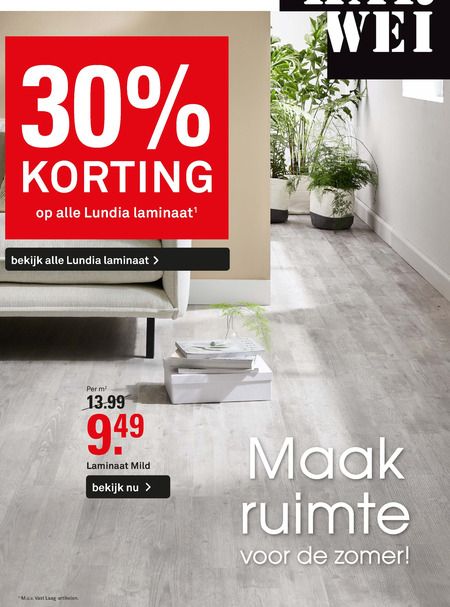 Lundia   laminaat folder aanbieding bij  Karwei - details