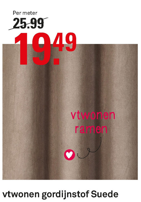 VT Wonen   gordijnstof folder aanbieding bij  Karwei - details