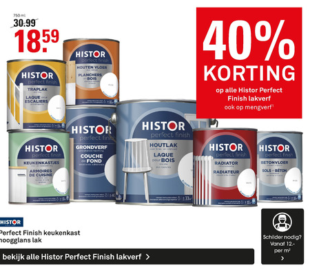 Histor   lak, mengverf folder aanbieding bij  Karwei - details