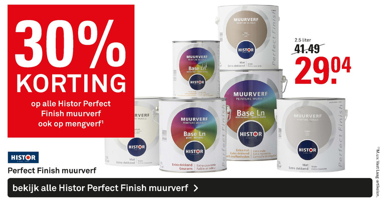 Histor   mengverf, muurverf folder aanbieding bij  Karwei - details