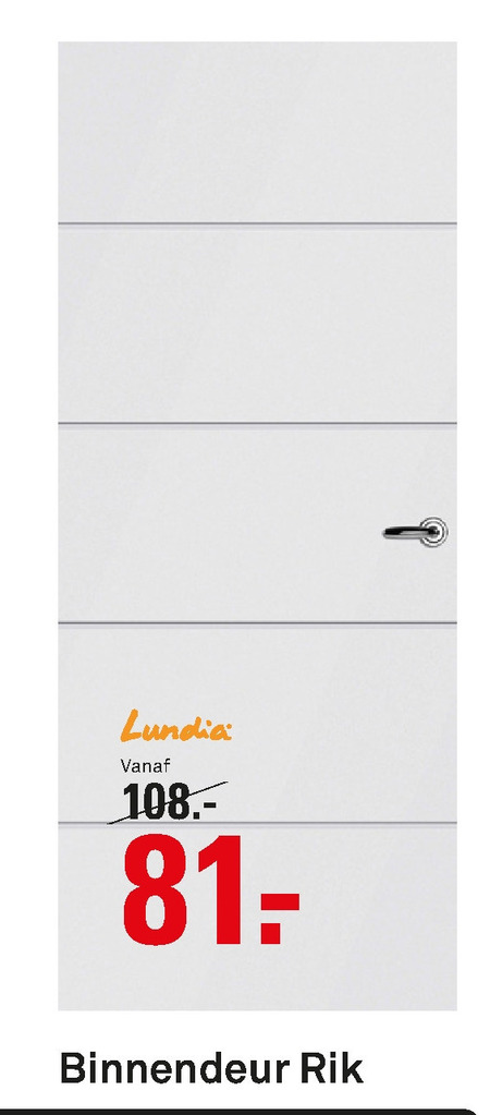 Lundia   deur folder aanbieding bij  Karwei - details