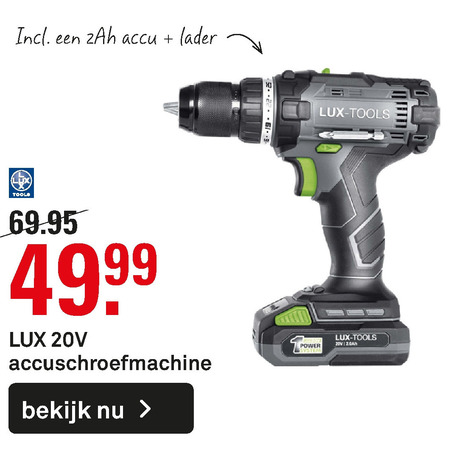 Lux   accuboormachine folder aanbieding bij  Karwei - details