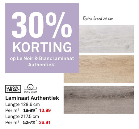 Le Noir et Blanc   laminaat folder aanbieding bij  Karwei - details