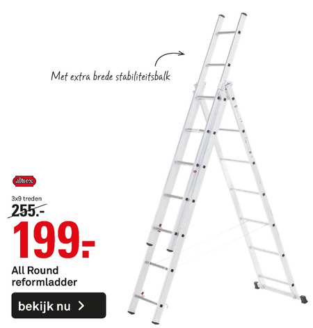 Smederij Lijkenhuis Vereniging Altrex ladder folder aanbieding bij Karwei - details