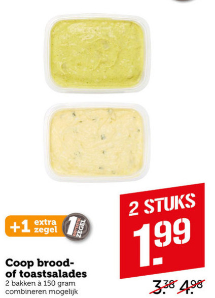 Coop Huismerk   salade folder aanbieding bij  Coop - details