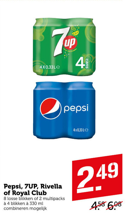 Pepsi   cola, frisdrank folder aanbieding bij  Coop - details