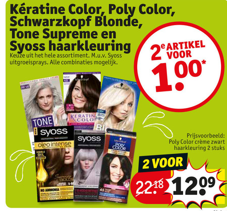 Schwarzkopf Blonde   haarkleuring folder aanbieding bij  Kruidvat - details