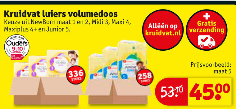 Kruidvat Huismerk   luiers folder aanbieding bij  Kruidvat - details