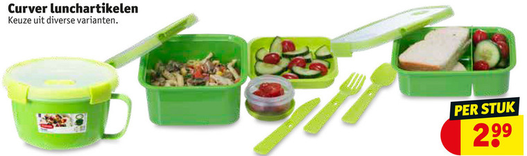 Curver   lunchbox folder aanbieding bij  Kruidvat - details