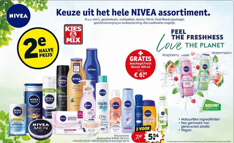 Nivea   shampoo, heren gezichtsverzorging folder aanbieding bij  Kruidvat - details