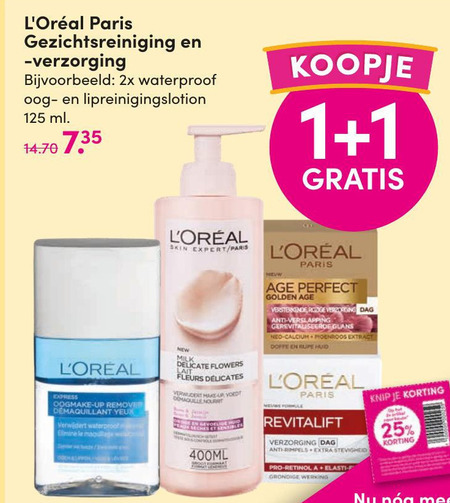 L Oreal   dagcreme, nachtcreme folder aanbieding bij  DA - details