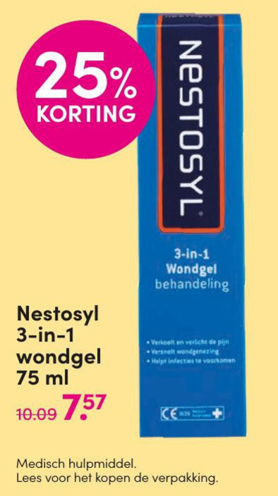 Nestosyl   wondverzorging folder aanbieding bij  DA - details