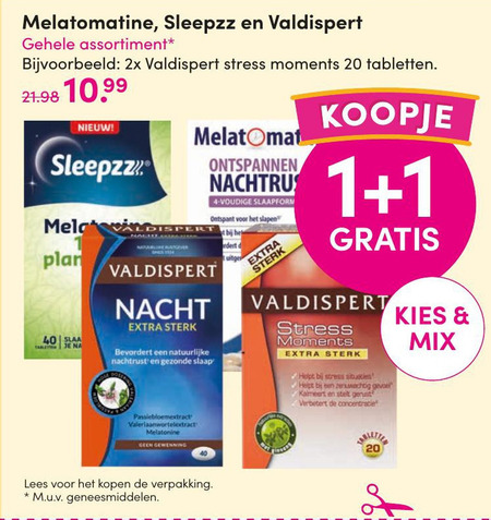 Sleepzz   voedingssupplement folder aanbieding bij  DA - details