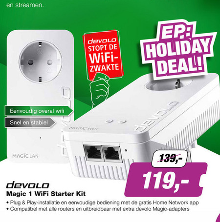 Devolo   dlan kit folder aanbieding bij  EP Electronic Partner - details