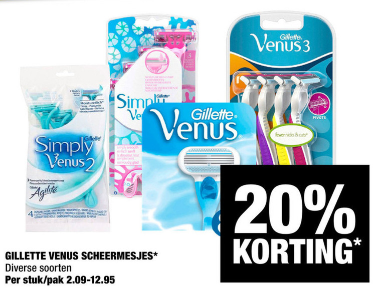 Gillette Venus   scheermesjes folder aanbieding bij  Big Bazar - details