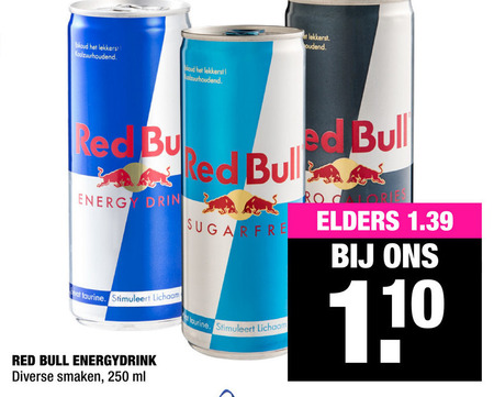 Red Bull   energiedrank folder aanbieding bij  Big Bazar - details