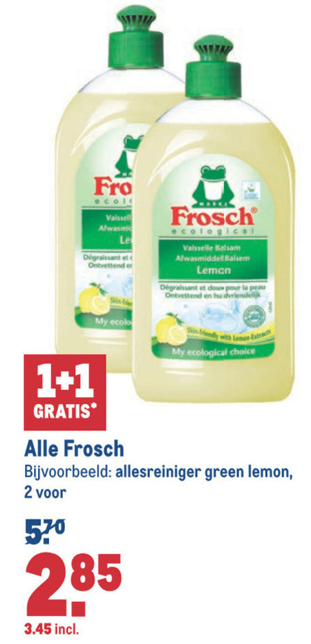 Frosch   allesreiniger folder aanbieding bij  Makro - details