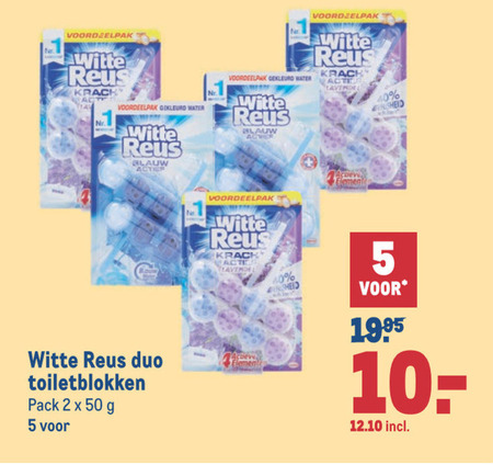 Witte Reus   toiletblok folder aanbieding bij  Makro - details