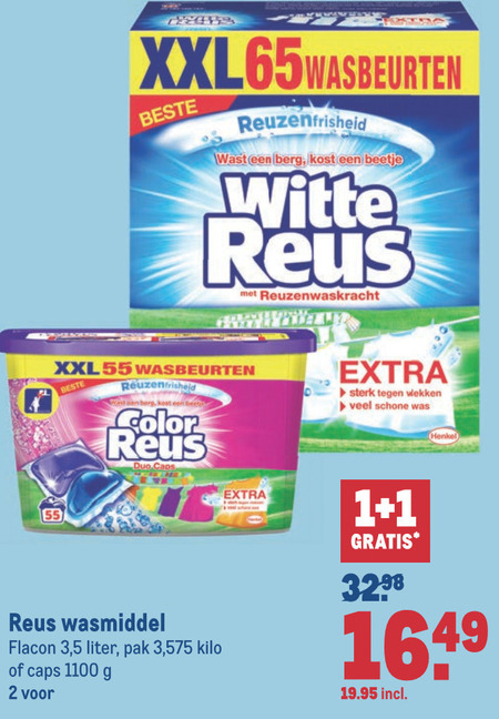 Color Reus   wasmiddel folder aanbieding bij  Makro - details