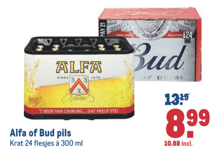 Bud   krat bier folder aanbieding bij  Makro - details