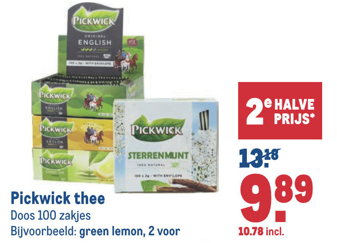 Pickwick   thee folder aanbieding bij  Makro - details