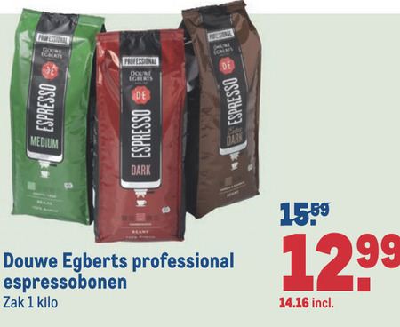 Douwe Egberts   koffiebonen folder aanbieding bij  Makro - details