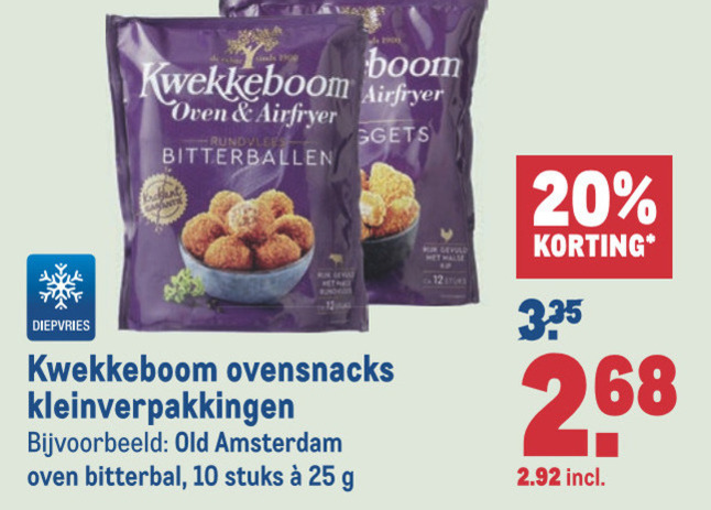 Kwekkeboom   snack, kroket folder aanbieding bij  Makro - details