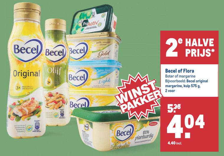 Becel   olie en vetten, margarine folder aanbieding bij  Makro - details