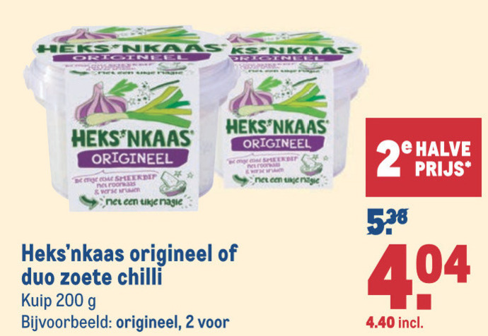 Heksnkaas   roomkaas folder aanbieding bij  Makro - details