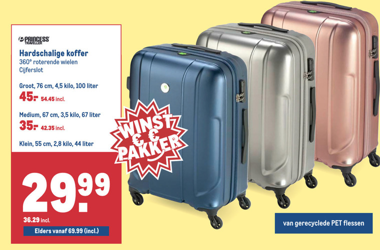 Verblinding tijger Beter Princess Traveler koffer folder aanbieding bij Makro - details