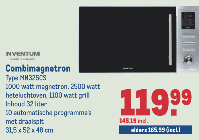 Inventum   combimagnetron folder aanbieding bij  Makro - details