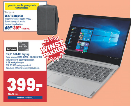 Lenovo   notebook folder aanbieding bij  Makro - details