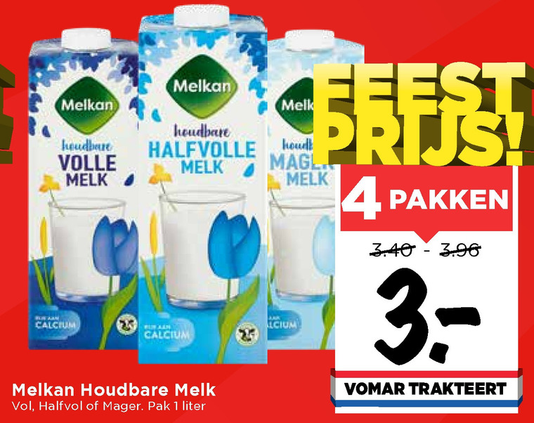 Melkan   melk folder aanbieding bij  Vomar - details