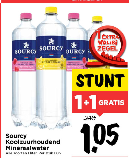 Sourcy   fruitdrank folder aanbieding bij  Vomar - details