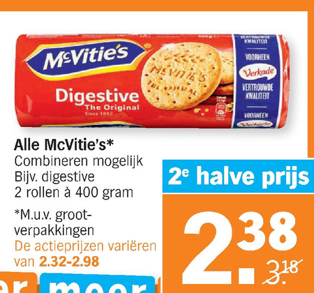 McVities   biscuits folder aanbieding bij  Albert Heijn - details