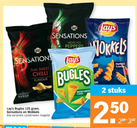 Lays   zoutje, chips folder aanbieding bij  Albert Heijn - details