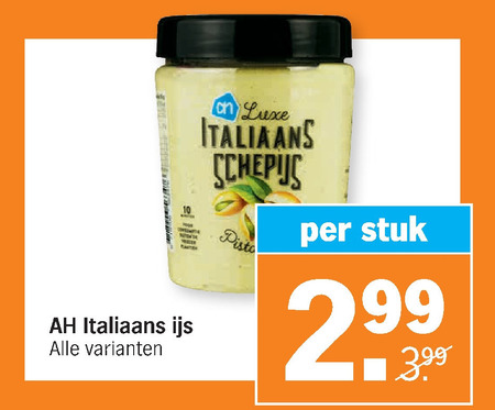 Albert Heijn Huismerk   ijsspecialiteit folder aanbieding bij  Albert Heijn - details