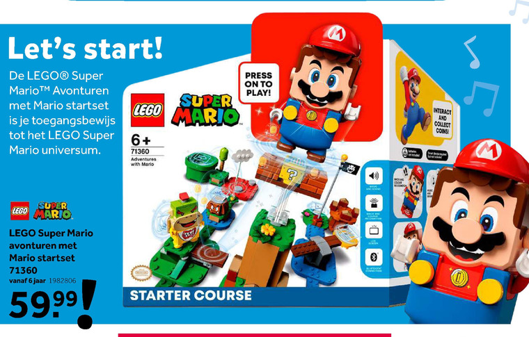 Super Mario Kart   lego folder aanbieding bij  Intertoys - details