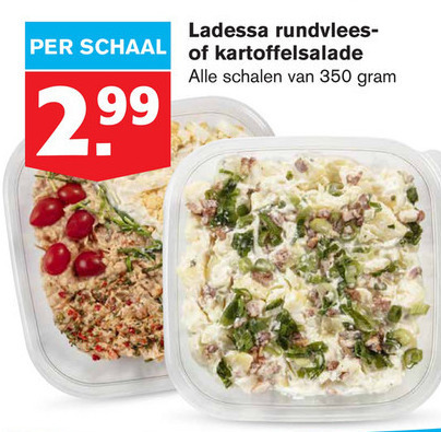 Ladessa   salade folder aanbieding bij  Hoogvliet - details