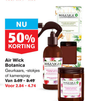 Airwick   luchtverfrisser, geurkaars folder aanbieding bij  Hoogvliet - details