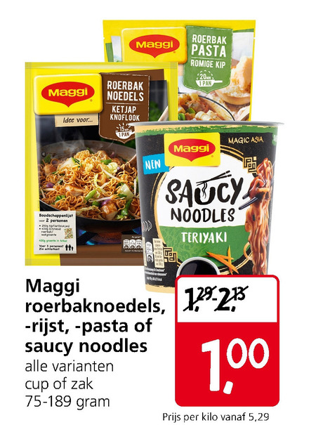 Maggi   noodles folder aanbieding bij  Jan Linders - details