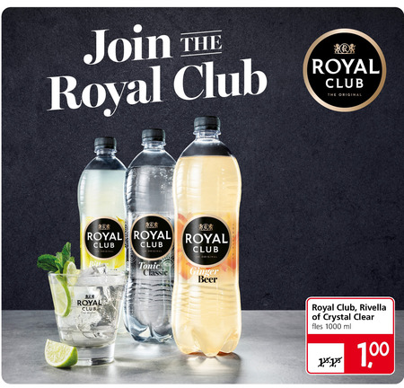 Royal Club   fruitdrank, frisdrank folder aanbieding bij  Jan Linders - details