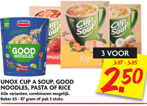 Cup a Soup   soep, noodles folder aanbieding bij  Dekamarkt - details