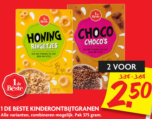 1 De Beste   cereals folder aanbieding bij  Dekamarkt - details