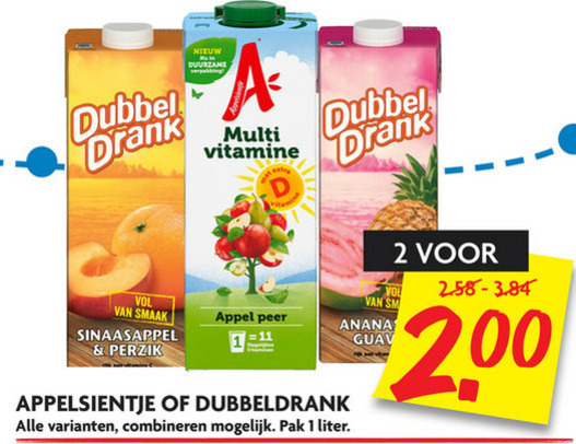 Appelsientje   fruitdrank folder aanbieding bij  Dekamarkt - details