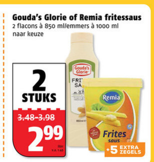 Remia   fritessaus folder aanbieding bij  Poiesz - details