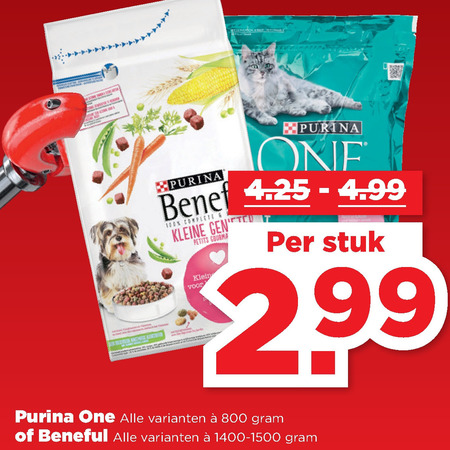 Beneful   hondenvoer, kattenvoer folder aanbieding bij  Plus - details