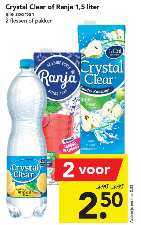 Ranja   fruitdrank folder aanbieding bij  Deen - details